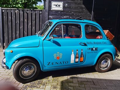 Italiaanse wijn op locatie