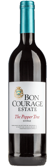 Bon Courage estate Shiraz the Pepper Tree