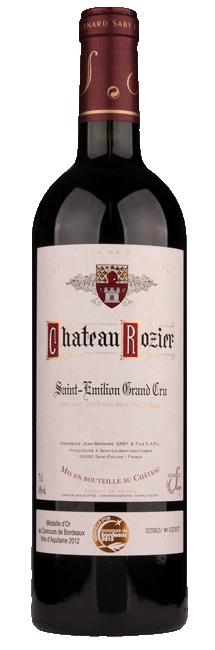 Chateau Rozier St Emilion Grand Cru