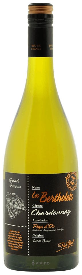 Les Bertholets Chardonnay Grande Reserve botertje dikke wijn