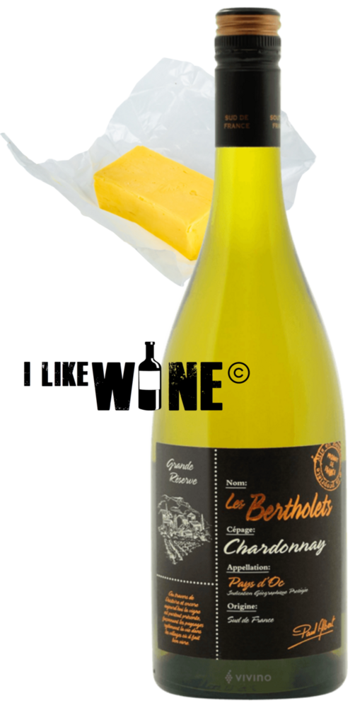 Les Bertholets Chardonnay Grande Reserve dikke boter chardonnay