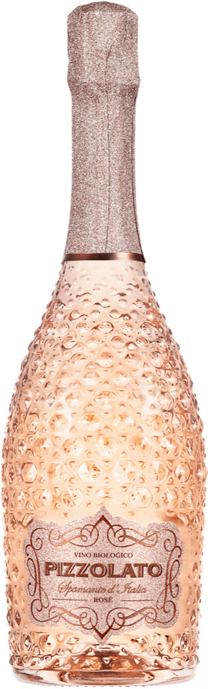 Bio-Pizzolato sparkling rose spumante vegan