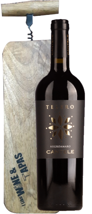 Negroamaro Tapasplank geschenk
