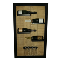 I Like Wine 4 fles wijnrek met 4 glazen ILikeWine.nu