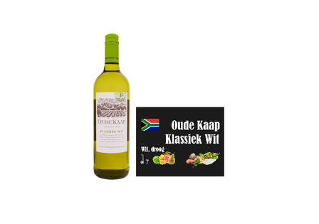 Oude Kaap Klassiek wit Zuid Afrika I Like Wine ILikewine.nu ILikeWine.nl Wall of Wine de nieuwe wijnkaart wallofwine.nl