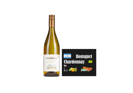 Domaine Bousquet Chardonnay Bio Argentini&euml; I Like Wine ILIKEWINE.NU wall of wine de nieuwe wijnkaart wallofwine.nl