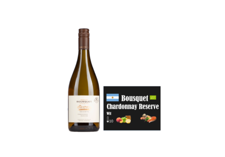 Domaine Bousquet Chardonnay Reserve Bio Argentini&euml; I Like Wine ILIKEWINE.NU wall of wine de nieuwe wijnkaart wallofw