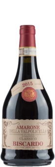 Biscardo Amarone della Valpolicella historical bottle 750 ml