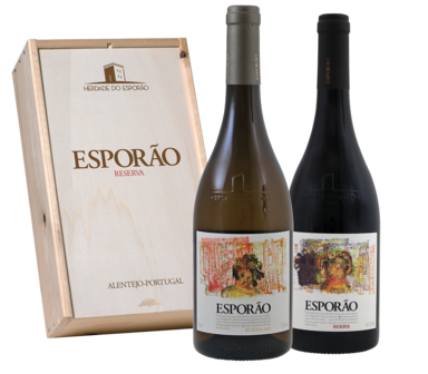 Esporao-reserva-white-red-in-geschenkkist wijnkist