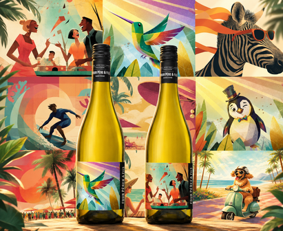 Duffour Colombard Sauvignon Blanc 9% Naturel Cotes de Gascogne