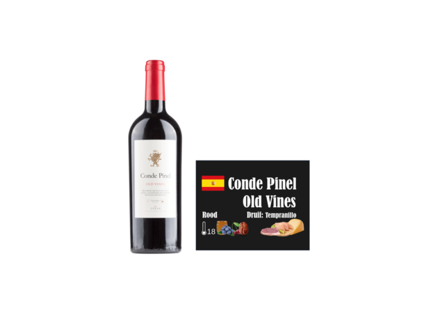 Conde Pinel Oak Aged Old Vines Tempranillo I Like Wine ILikewine.nu Wallofwine.nl wall of wine de nieuwe wijnkaart