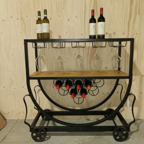 Wijn trolley Ronde vorm I Like Wine 100051