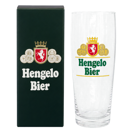 Hengelo Bierglas in doosje