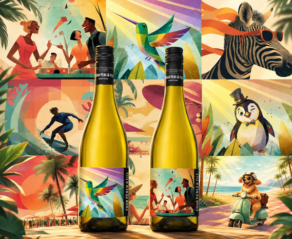 Duffour Colombard Sauvignon Blanc 9% Naturel Cotes de Gascogne