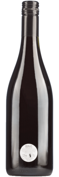 Merlot zonder etiket met eigen label