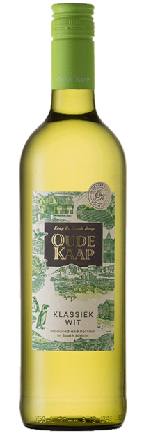 Oude Kaap Klassiek Wit wijn en glas