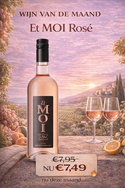 Et Moi Rose Mediterane wijn van de maand