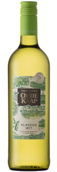 Oude Kaap Klassiek Wit wijn en glas