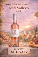 Les 5 Vallees Rose wijn van de maand