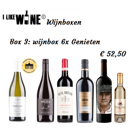 Box 3: Wijnbox 6x Extra Genieten-assortiment