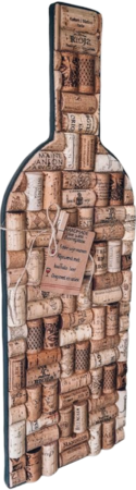 Handmade Borrelplank I Like Wine Kurken
