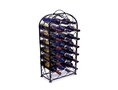 Metal Wine rack round on the upside