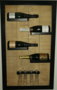 Wine rack 4 Botlles / 4 Glasses