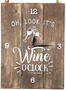 Klok 'Look it's Wine O'Clock'